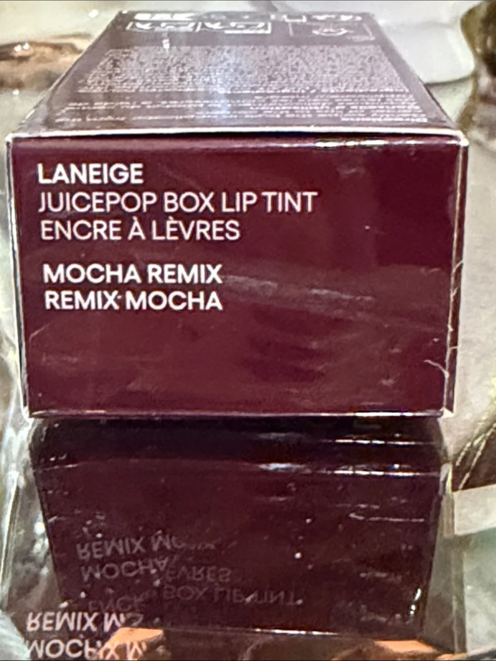 LANEIGE Juicepop Box Lip Tint MOCHA REMIX (Deep Cool Brown) Long-Wearing! NIB!